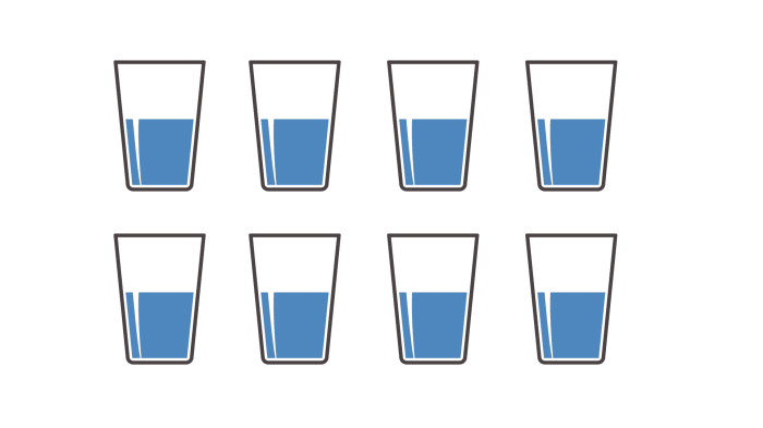 How much water a day 8 glasses myth