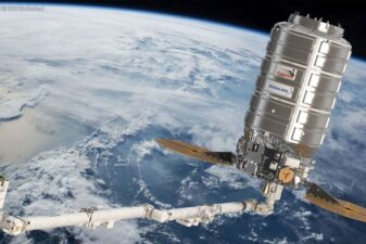 Iss photo cygnus spacecraft nikon sunset