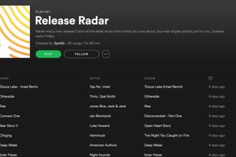 Spotify release radar personalized discovery curation