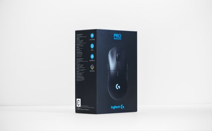 Logitech carbon impact labels products packaging