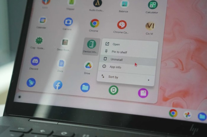 How to delete or uninstall any app on your Chromebook How install and uninstall android apps your chromebook
