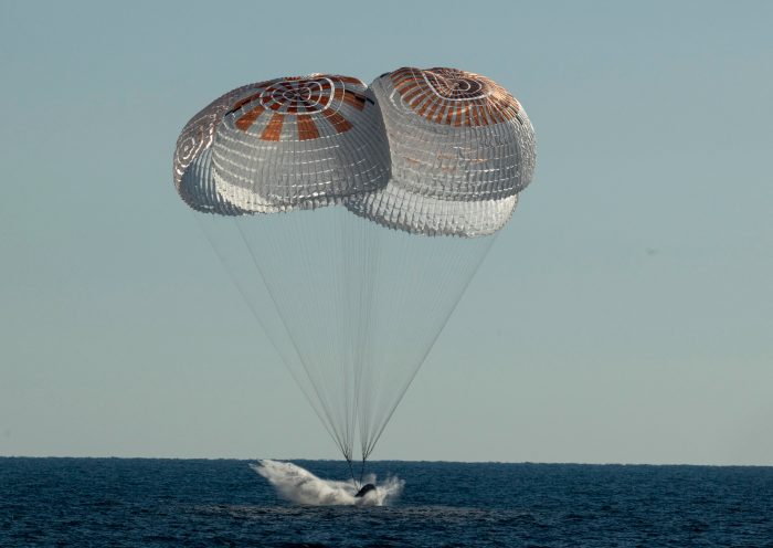 NASA ESA Crew-4 Astronauts Depart ISS in SpaceX Dragon and Return to ... Spacex just launched four astronauts to iss for nasa crew 4 mission