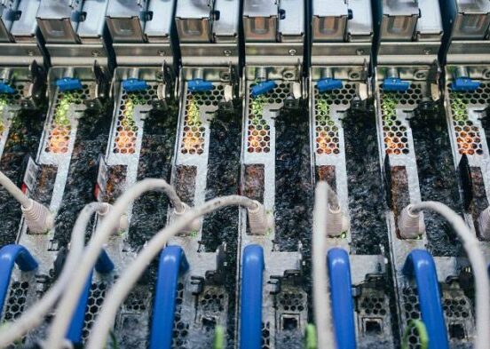 Microsoft server cooling liquid immersion cloud racks data centers