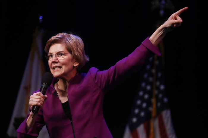 Elizabeth warren antitrust head recuse apple google