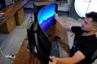 Corsair xeneon flex 45wqhd240 flexible woled curved flat ultrawide monitor 1440p