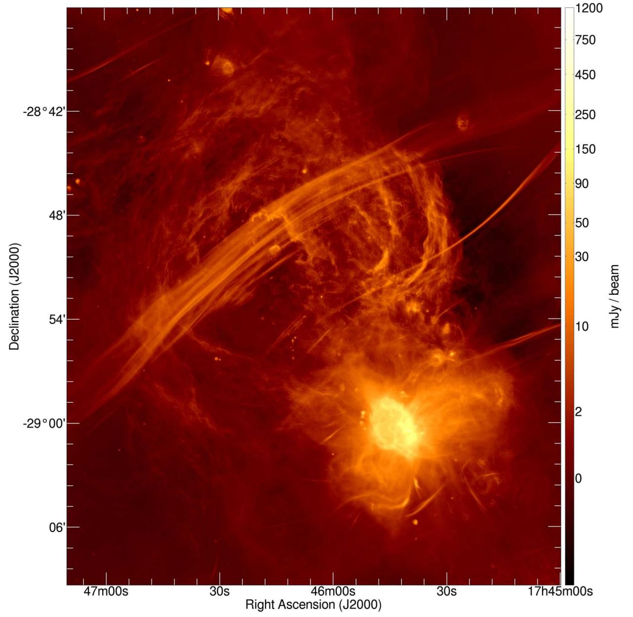 Milky galactic apod hole galaktyki centrum supermassive glowing astronomska dneva foxnews