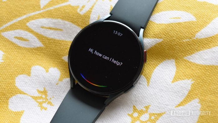 Google assistant galaxy watch 4