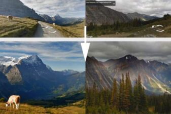 Google ai research street view panorama photo editing