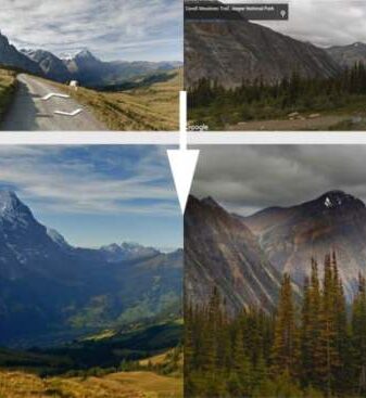 Google ai research street view panorama photo editing