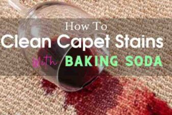 Want cleaner carpets shaving cream and baking soda are your friends