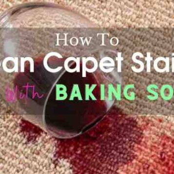 Want cleaner carpets shaving cream and baking soda are your friends