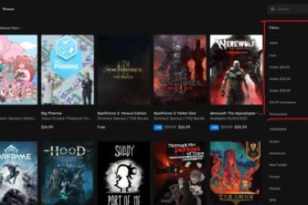 Epic games store wishlist track games buying later sale price