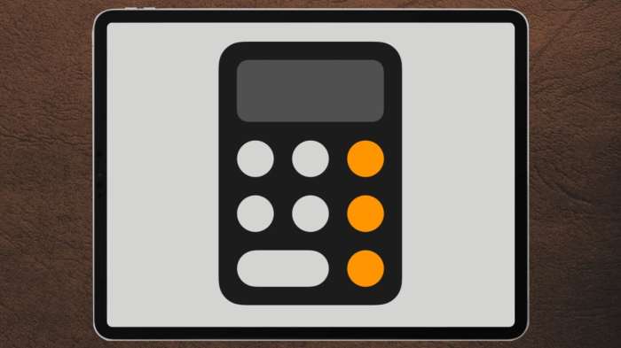 Ipad calculator app apple launch