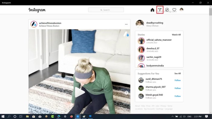 Messages dm desktop dms downloader brought enables without inosocial mobygeek check Instagram bringing dms desktop web