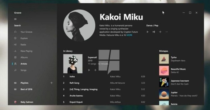 Microsoft windows 10 project neon start menu design