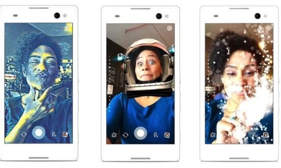 Snapchat events facebook clone experiment testing