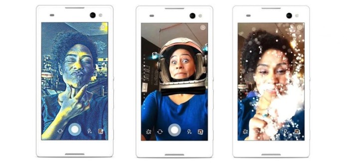 Snapchat events facebook clone experiment testing