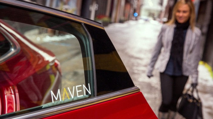 GM gets into the car-sharing gig with new service Maven Maven gig gm car sharing uber lyft drivers austin
