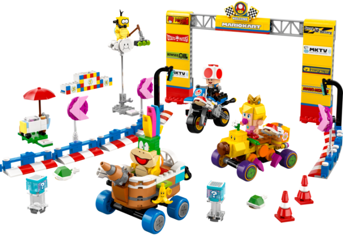 Lego shows off new mario kart and animal crossing sets at gamescom