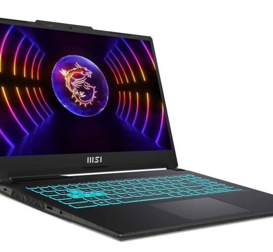 Msi cyborg 15 gaming laptop translucent design