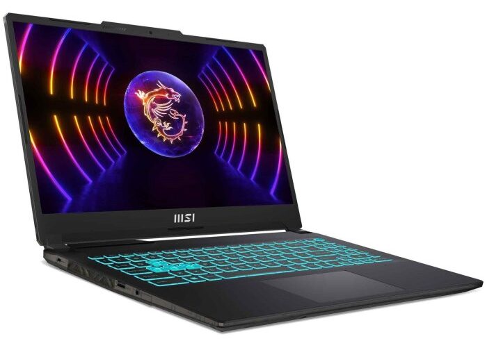 Msi cyborg 15 gaming laptop translucent design