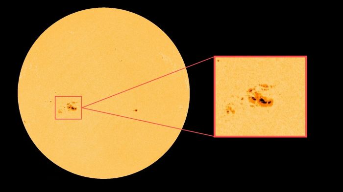 Sunspot looks like a gaping toothy maw in wild solar telescope image