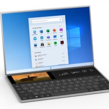 Microsoft windows 10x live tiles start menu neo dual screen update release date surface event