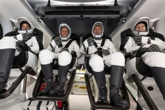 Spacex just launched four astronauts to iss for nasa crew 4 mission