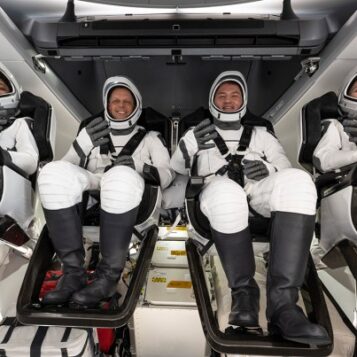 Spacex just launched four astronauts to iss for nasa crew 4 mission