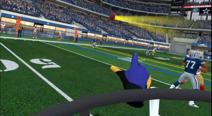 Repping the kingdom as qb1 in the new nfl pro era ii vr game