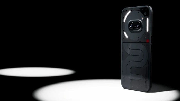 Nothing phone 2a plus community edition glowing