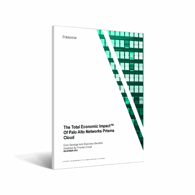 Forrester tei study prisma cloud