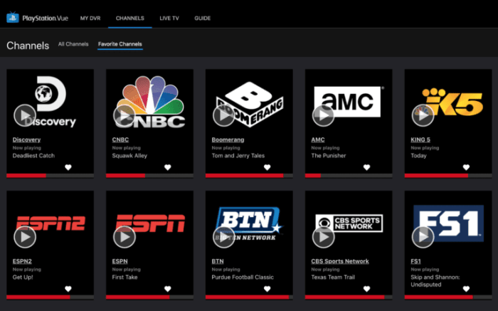 Mlb network live streaming playstation vue