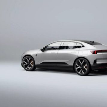 Polestar4 ev coupe rear window camera ridealong