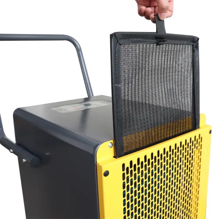 How to install a portable dehumidifier