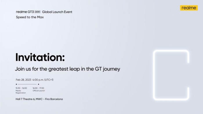 Realme gt3 240w launch