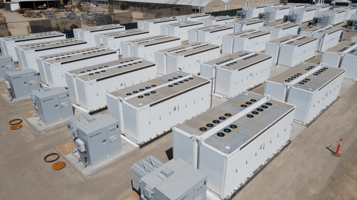 Tesla megapack battery pge storage announced