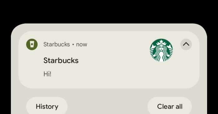 Starbucks notification test1 seank