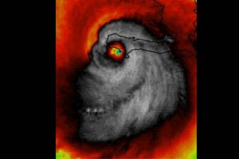 See the eerie final images of a doomed wind watching satellite
