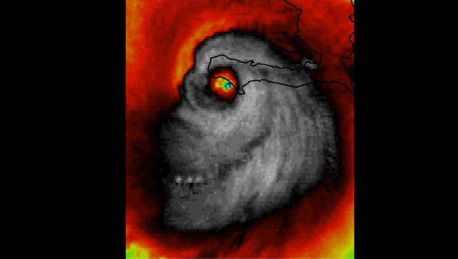 Radar vortex strange See the eerie final images of a doomed wind watching satellite