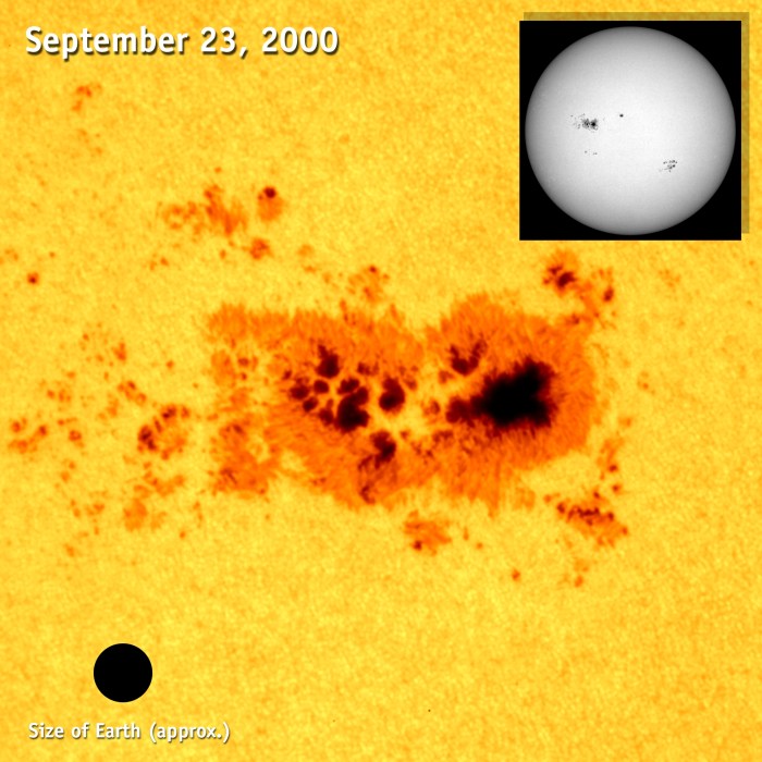 Sunspot solar mancha joining comicvine Sunspot looks like a gaping toothy maw in wild solar telescope image