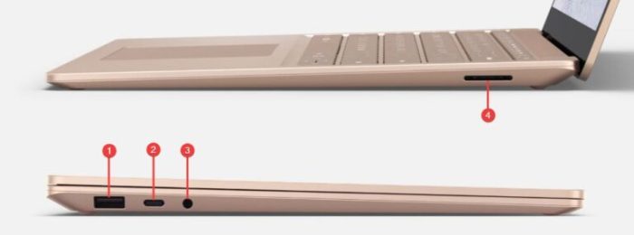 Hub dock Microsoft surface laptop ports usb c
