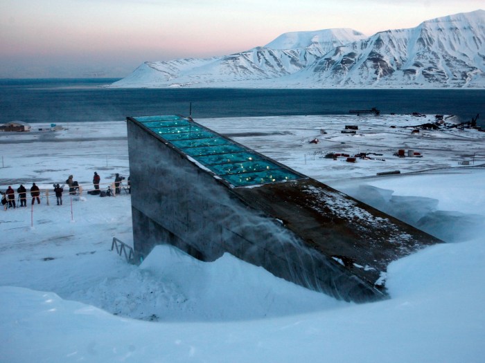 Svalbard global seed vault norway doomsday climate change