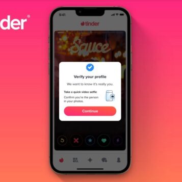 Tinder photo verification blue checkmark safety center launch noonlight