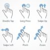 Wallpaper touch gestures screen pinch two apr fingers