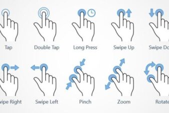 Wallpaper touch gestures screen pinch two apr fingers