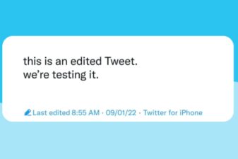 Twitter sends first edited tweet for all to see