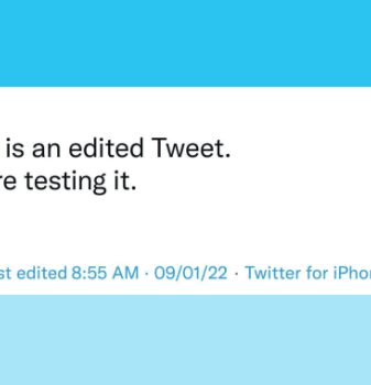 Twitter sends first edited tweet for all to see
