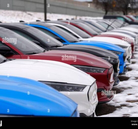 Ford found a use for all those unsold mustang mach es