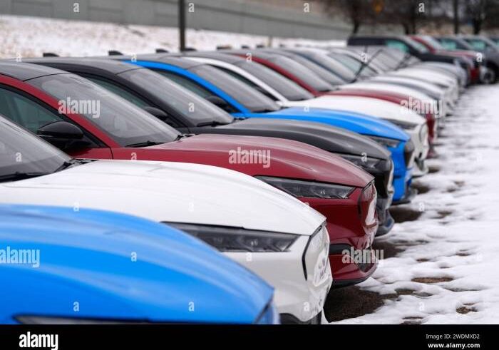 Ford found a use for all those unsold mustang mach es